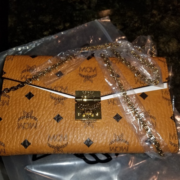 MCM Handbags - Brand New MCM Millie Visetos Wallet on Chain